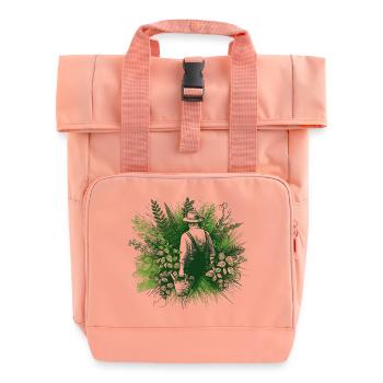 Chuchoteur de plantes - Sac à dos Roll Top à deux anses - rose liberty - Devant