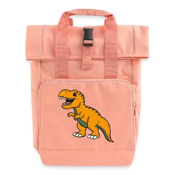 Dino  - Rolltop Rucksack mit zwei Griffen - Chintzrosa - Vorne