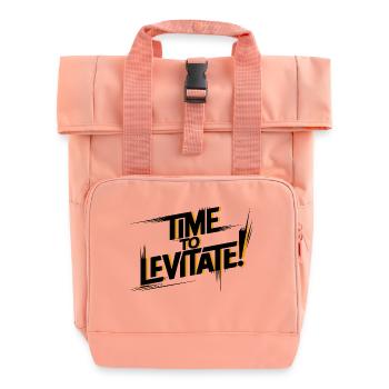 Time To Levitate - Roll Top Backpack with Two Handles - chintz rose - Front