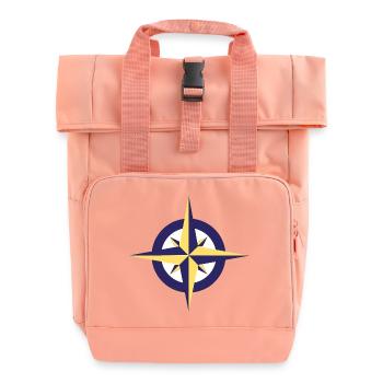 rose des vents - Sac à dos Roll Top à deux anses - rose liberty - Devant