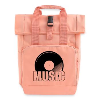 Music - Rolltop Rucksack mit zwei Griffen - Chintzrosa - Vorne