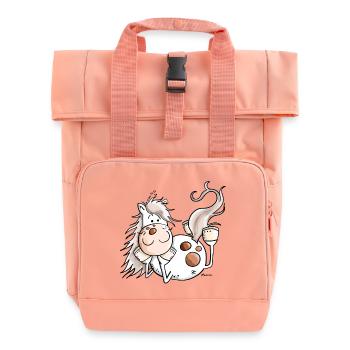 Relax Pferd - Rolltop Rucksack mit zwei Griffen - Chintzrosa - Vorne