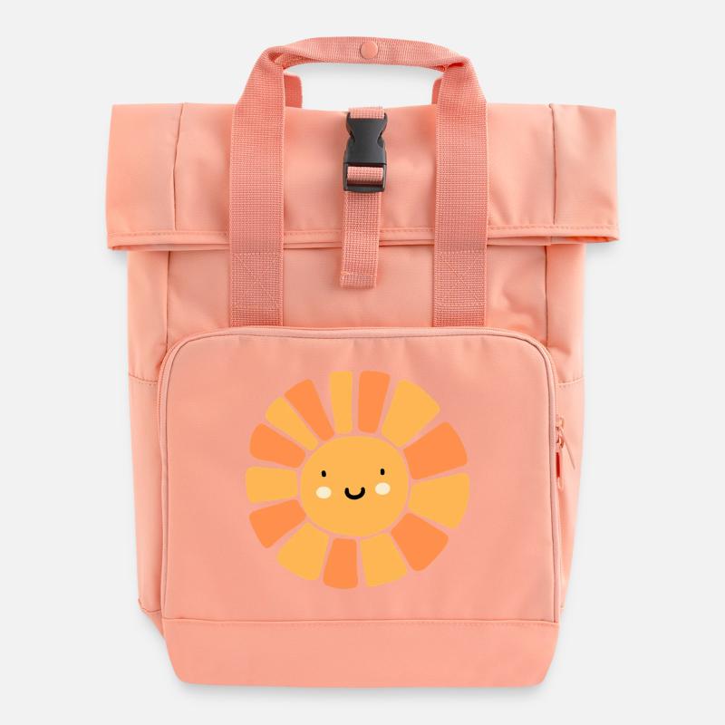 Kawaii Sun - Sac à dos Roll Top à deux anses - rose liberty