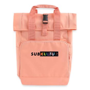 SUBKULTUR CSD - Rolltop Rucksack mit zwei Griffen - Chintzrosa - Vorne