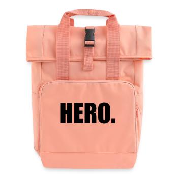 Hero - Roll Top Backpack with Two Handles - chintz rose - Front