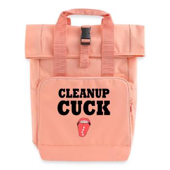 Cuckold - Roll Top Backpack with Two Handles - chintz rose - Front