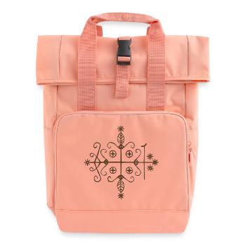 Voodoo - Papa Legba Veve - Sac à dos Roll Top à deux anses - rose liberty - Devant