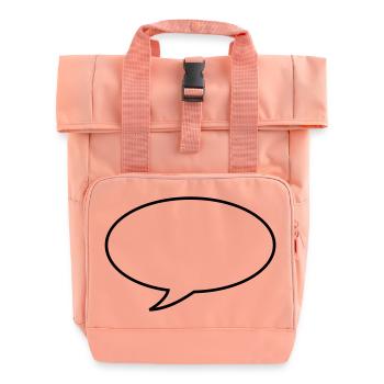 bubble - Roll Top Backpack with Two Handles - chintz rose - Front