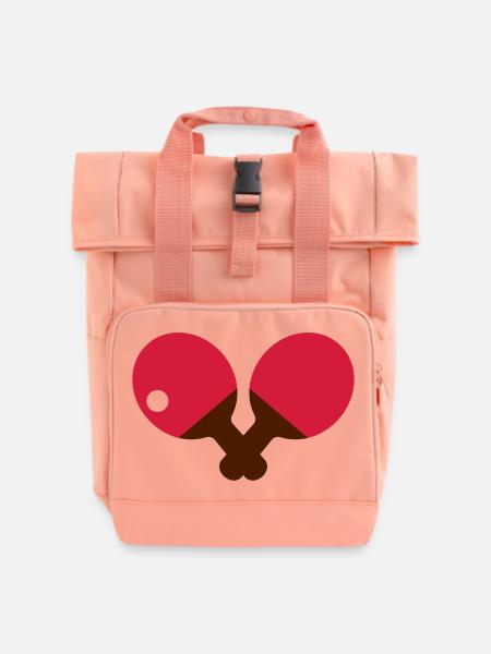 Ping Pong - Rolltop Rucksack mit zwei Griffen - Chintzrosa