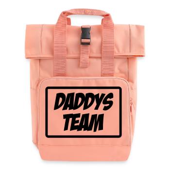 Daddy's Team - Rolltop Rucksack mit zwei Griffen - Chintzrosa - Vorne