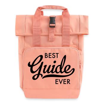 best guide ever - Rolltop Rucksack mit zwei Griffen - Chintzrosa - Vorne