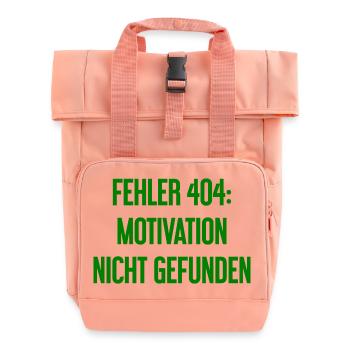 Erreur 404 : Motivation introuvable - Sac à dos Roll Top à deux anses - rose liberty - Devant