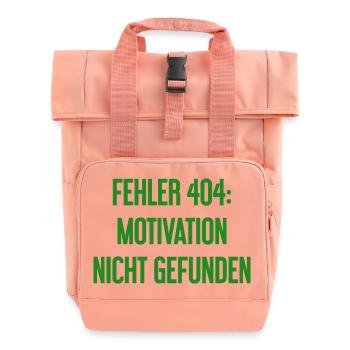 Fehler 404: Motivation nicht gefunden - Rolltop Rucksack mit zwei Griffen - Chintzrosa - Vorne