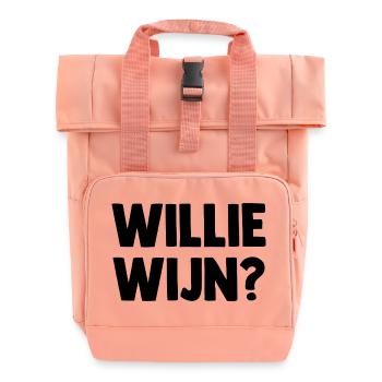 Willie Wijn? - Niederlande - Netherlands Nederland - Rolltop Rucksack mit zwei Griffen - Chintzrosa - Vorne