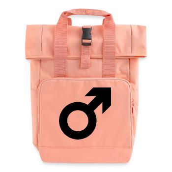 sexe masculin - Sac à dos Roll Top à deux anses - rose liberty - Devant