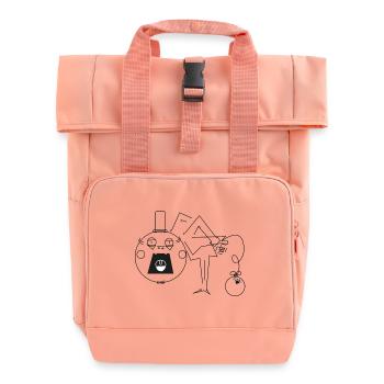 Hut Bombe - Rolltop Rucksack mit zwei Griffen - Chintzrosa - Vorne
