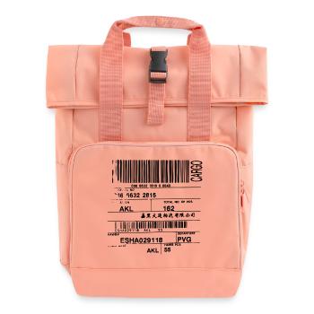 Barcode - Rolltop Rucksack mit zwei Griffen - Chintzrosa - Vorne