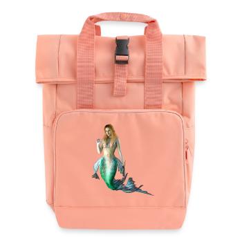 Sirène sexy femme nue comme un cadeau - Sac à dos Roll Top à deux anses - rose liberty - Devant