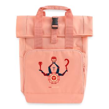Bleu déesse Kali - Sac à dos Roll Top à deux anses - rose liberty - Devant