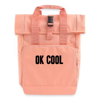 Ok cool chemise yung anglais hurn fraîcheur - Sac à dos Roll Top à deux anses - rose liberty - Devant