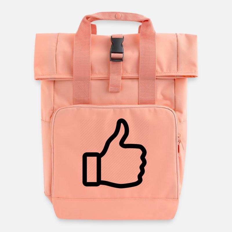 Thumbs up - Rolltop Rucksack mit zwei Griffen - Chintzrosa