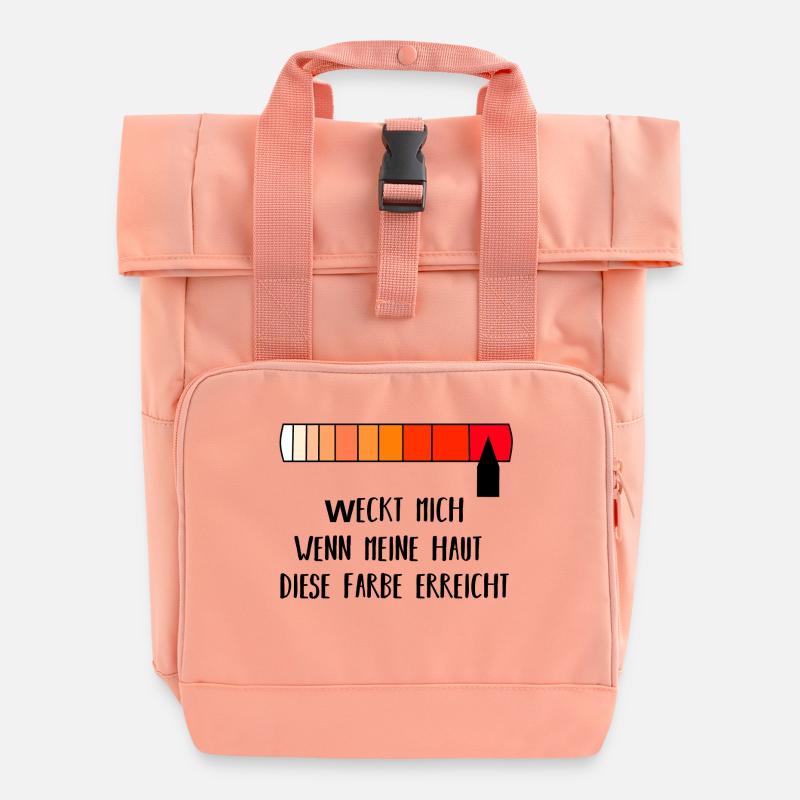 Sunburn | Gift - Roll Top Backpack with Two Handles - chintz rose