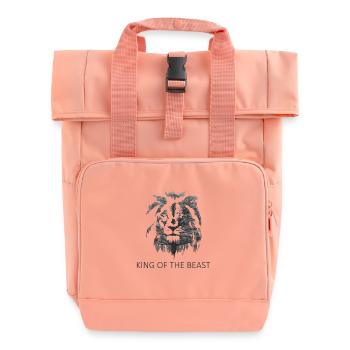 Der König - Rolltop Rucksack mit zwei Griffen - Chintzrosa - Vorne
