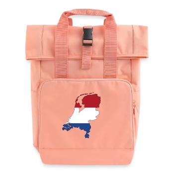 Niederlande - Rolltop Rucksack mit zwei Griffen - Chintzrosa - Vorne