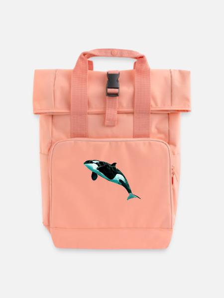 Orca - Rolltop Rucksack mit zwei Griffen - Chintzrosa