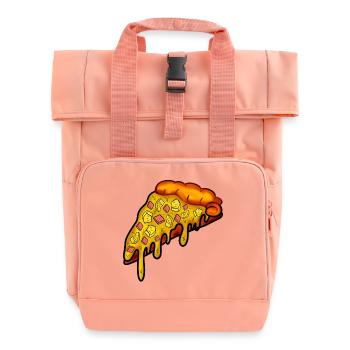 Pizza Hawaï - Ananas JAMBON FROMAGE - Sac à dos Roll Top à deux anses - rose liberty - Devant