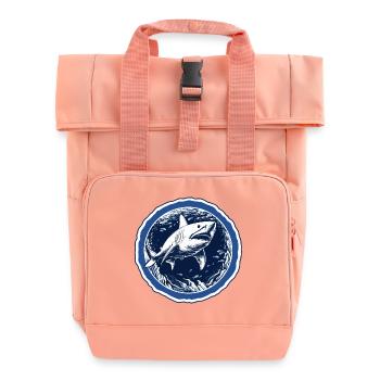 Majestätische Tiefe - Rolltop Rucksack mit zwei Griffen - Chintzrosa - Vorne