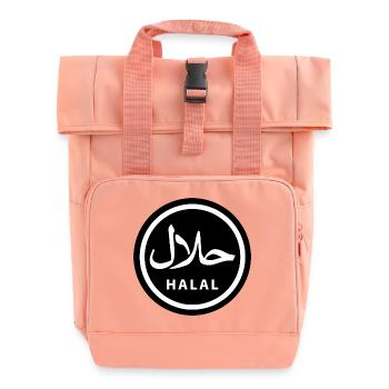 Halal - Rolltop Rucksack mit zwei Griffen - Chintzrosa - Vorne