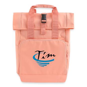 Tim - Rolltop Rucksack mit zwei Griffen - Chintzrosa - Vorne