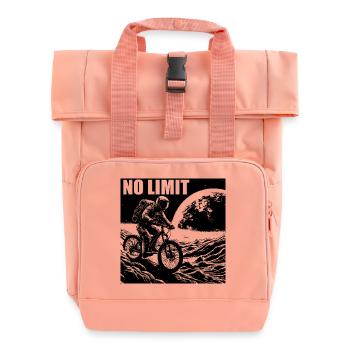 NO LIMIT - Roll Top Backpack with Two Handles - chintz rose - Front