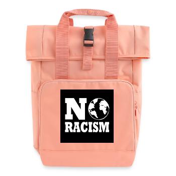 No racism - Rolltop Rucksack mit zwei Griffen - Chintzrosa - Vorne