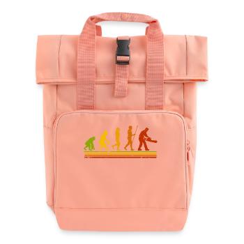 Forestier Bûcheron Evolution Bois de chauffage - Sac à dos Roll Top à deux anses - rose liberty - Devant