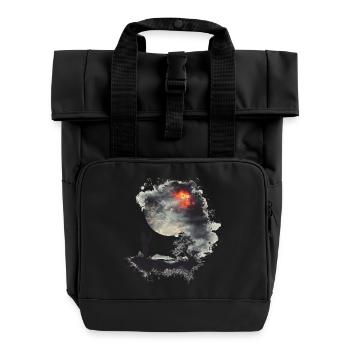 Prayer - Rolltop Rucksack mit zwei Griffen - Schwarz - Vorne