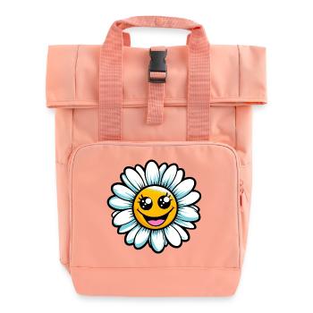 Gänseblümchen - Rolltop Rucksack mit zwei Griffen - Chintzrosa - Vorne