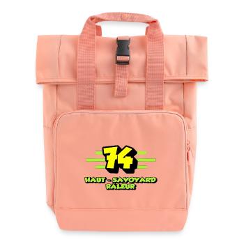 Complaining from Haut-Savoyard - Roll Top Backpack with Two Handles - chintz rose - Front