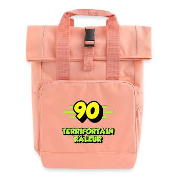 Klagendes Terrifortain - Rolltop Rucksack mit zwei Griffen - Chintzrosa - Vorne