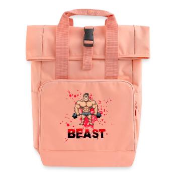 Beast - Rolltop Rucksack mit zwei Griffen - Chintzrosa - Vorne