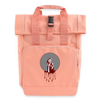 Der Sensenmann - Rolltop Rucksack mit zwei Griffen - Chintzrosa - Vorne