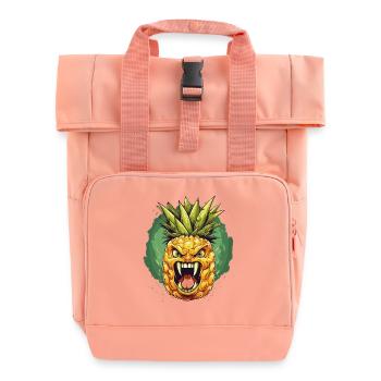 Ananas Vampir - Rolltop Rucksack mit zwei Griffen - Chintzrosa - Vorne