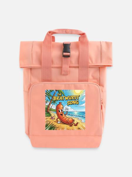 The Bratwurst Song - Rolltop Rucksack mit zwei Griffen - Chintzrosa