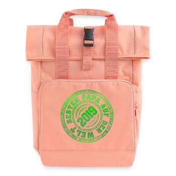 2019 - Sac à dos Roll Top à deux anses - rose liberty - Devant