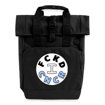 J’AI BAISÉ LE CANCER - Cancer de la prostate - Sac à dos Roll Top à deux anses - noir - Devant