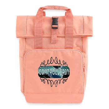 CONTROLLER - Roll Top Backpack with Two Handles - chintz rose - Front