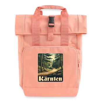 Kärnten Waldweg - Rolltop Rucksack mit zwei Griffen - Chintzrosa - Vorne