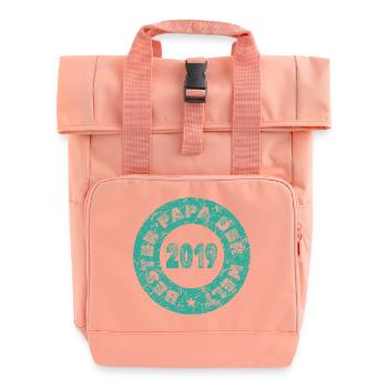 Bollerwagen 2019 - Rolltop Rucksack mit zwei Griffen - Chintzrosa - Vorne