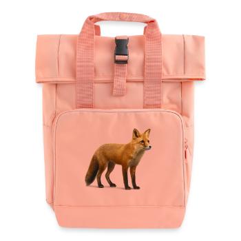 Rotfuchs im Licht der Natur - Rolltop Rucksack mit zwei Griffen - Chintzrosa - Vorne